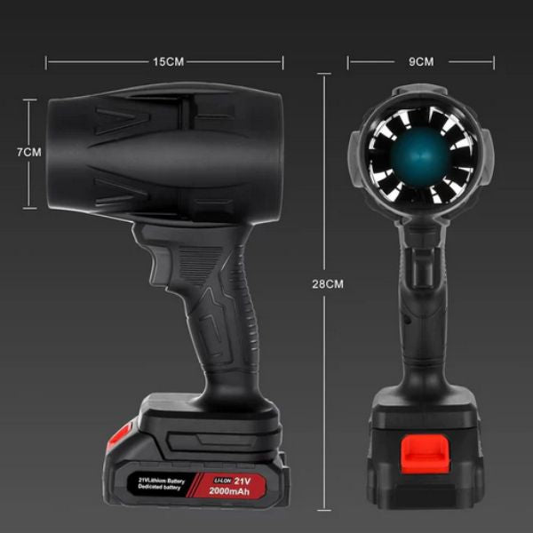 Soplador TURBOPRO 1800W® - 3 Baterías+Maletín Gratis