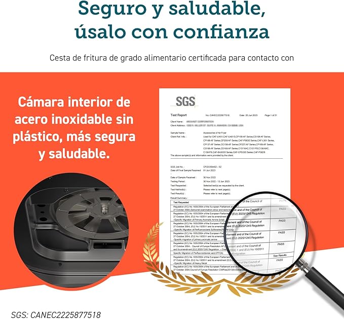 Pack Freidora de aire 6L 1200w + Libro 200 recetas