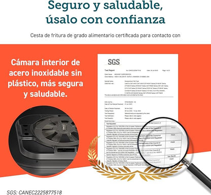 Pack Freidora de aire 6L 1200w + Libro 200 recetas