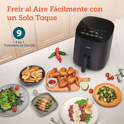 Pack Freidora de aire 6L 1200w + Libro 200 recetas